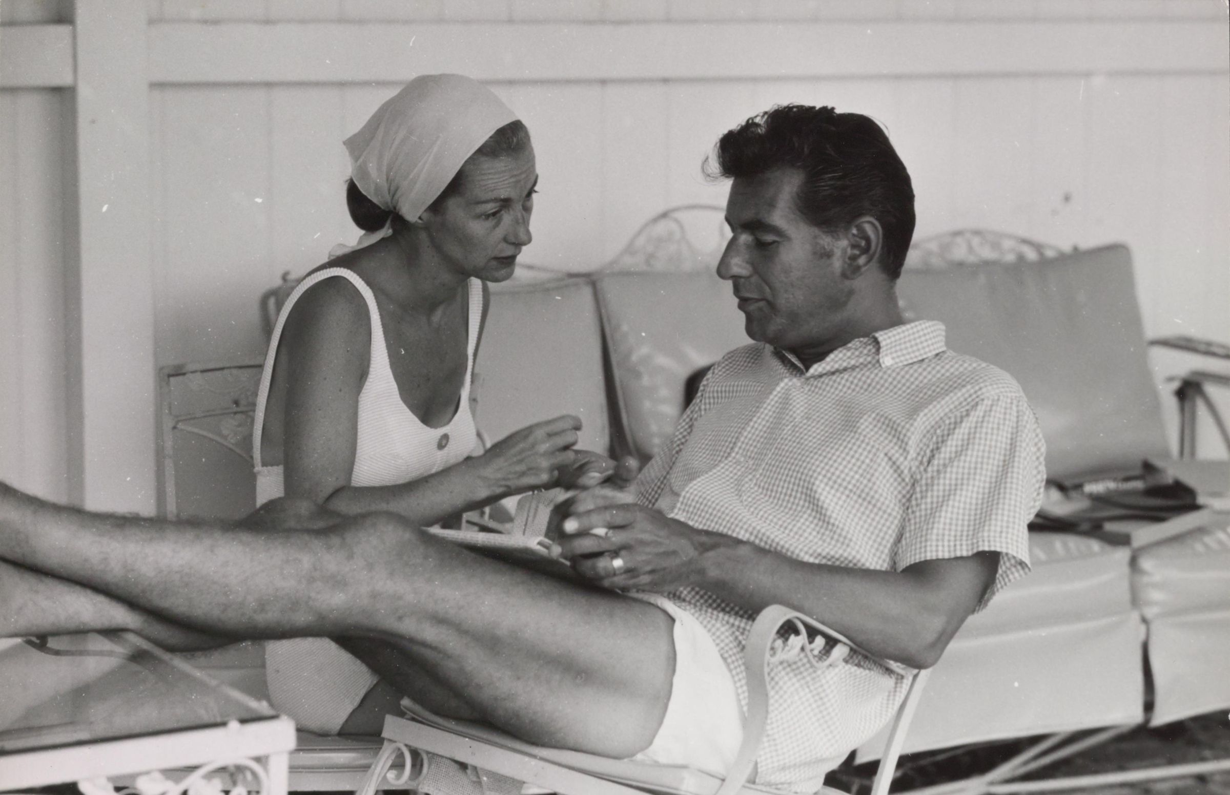 Felicia and Leonard Bernstein, 1958 &copy; Bernstein Collection, Library of Congress