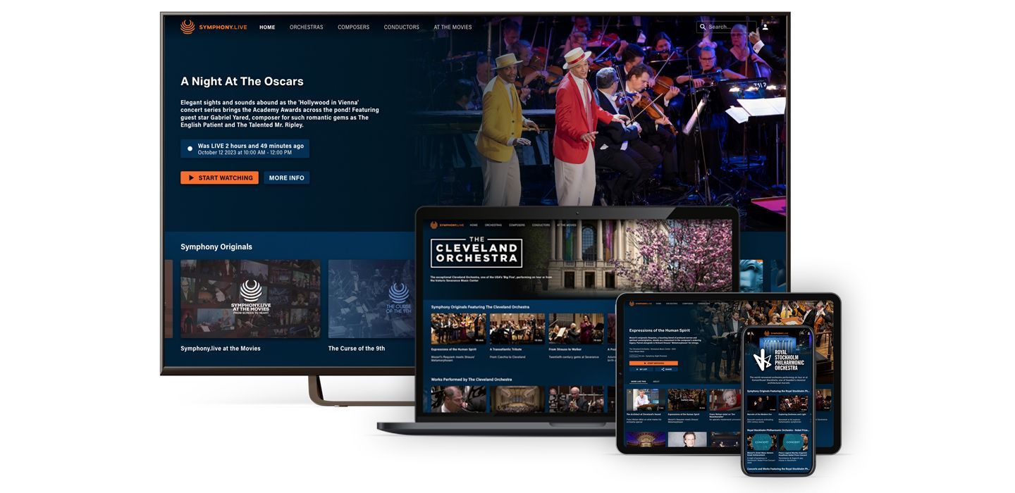 The Symphony.live platform © Symphony Media