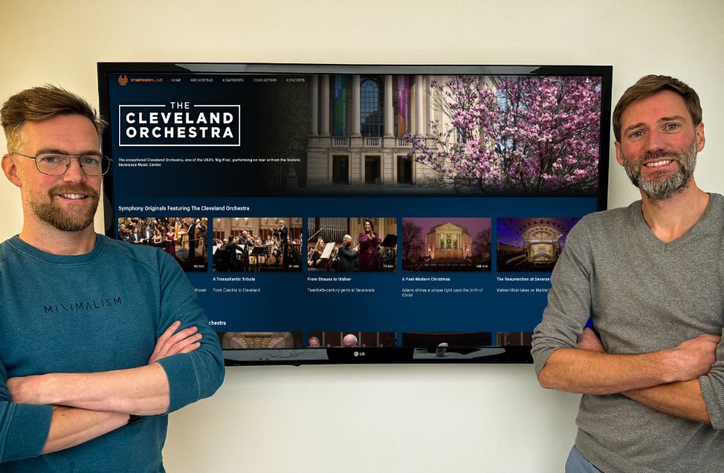 Maarten Walraven and Jeroen van Egmond, Symphony.live’s co-CEOs © Symphony Media
