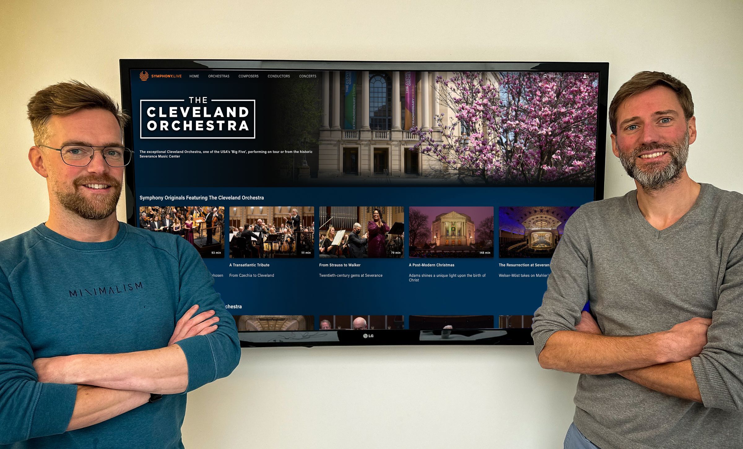 Maarten Walraven and Jeroen van Egmond, Symphony.live’s co-CEOs © Symphony Media