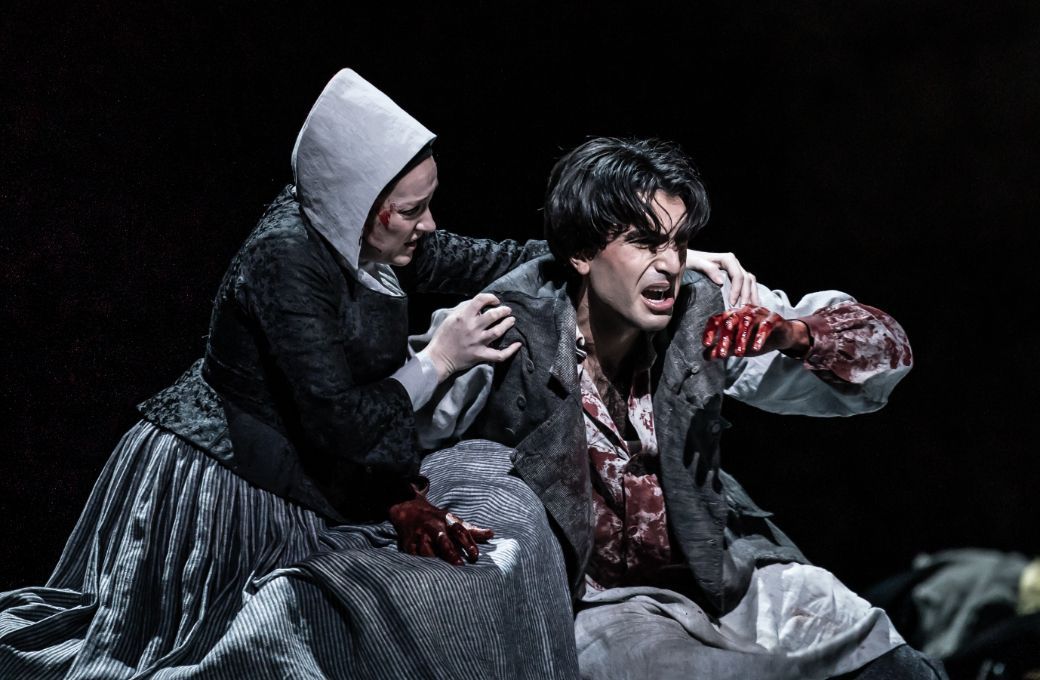 Jennifer France (Iphis) and Cameron Shahbazi (Hamor) &copy; ROH | Marc Brenner
