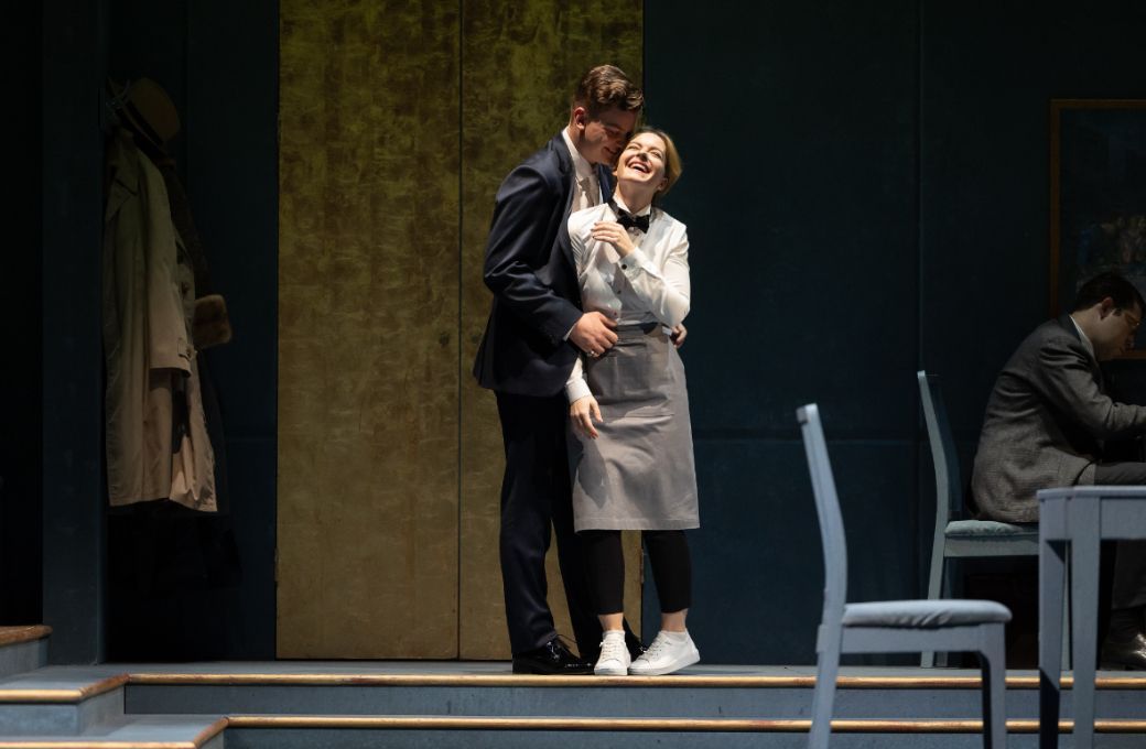 Daniel Matou&scaron;ek (Rinuccio) and Doubravka Součkov&aacute; (Lauretta) &copy; Zdeněk Sokol