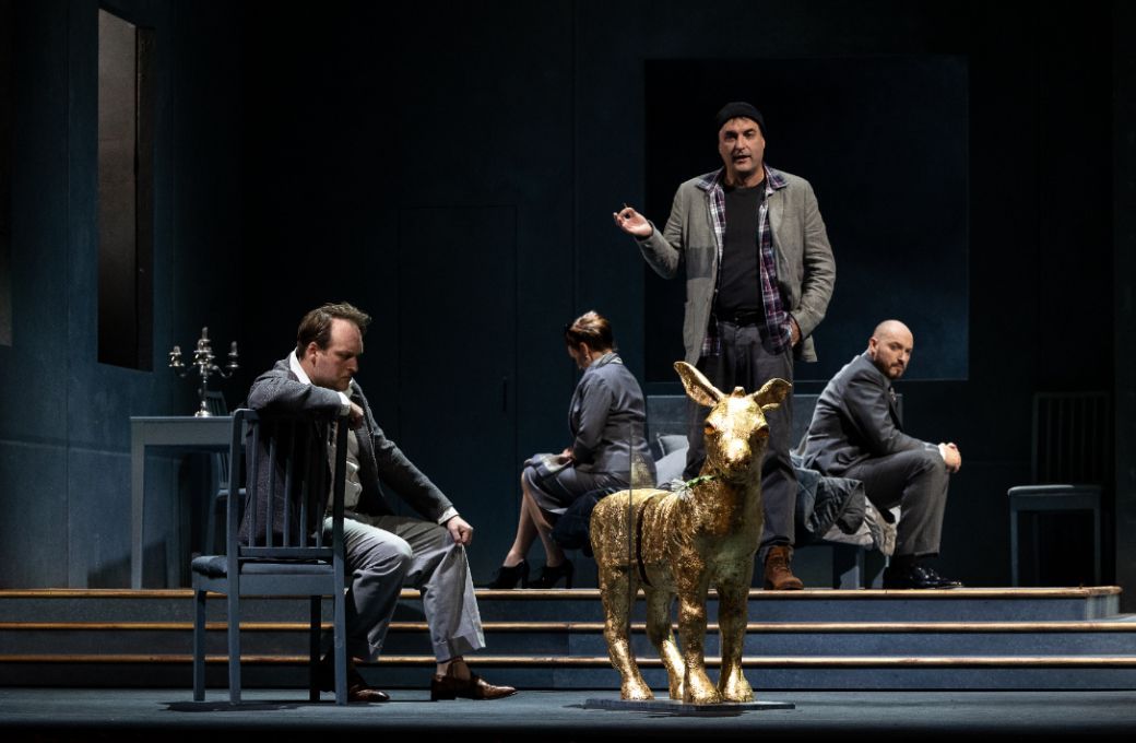 Martin &Scaron;rejma (Gherardo), Jana &Scaron;rejma Kač&iacute;rkov&aacute;, Svatopluk Sem (Gianni Schicchi), Jiř&iacute; H&aacute;jek &copy; Zdeněk Sokol