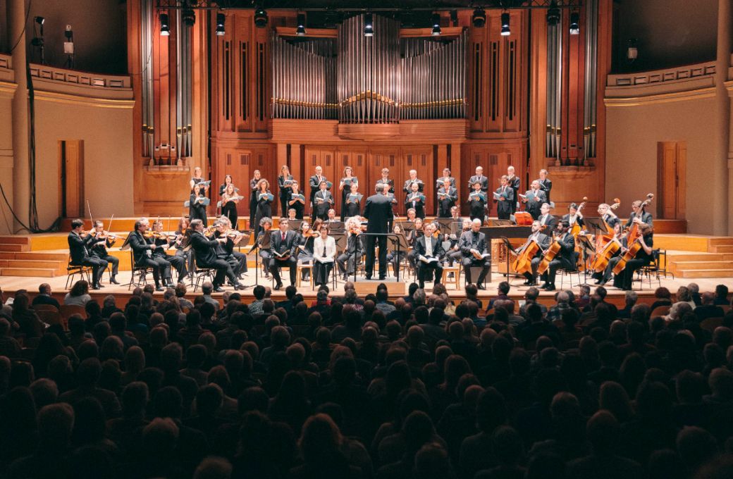 Le BNO et le Chœur de chambre de Namur à Bozar dans <i>Le Messie</i> &copy; Belgian National Orchestra - Marin Driguez