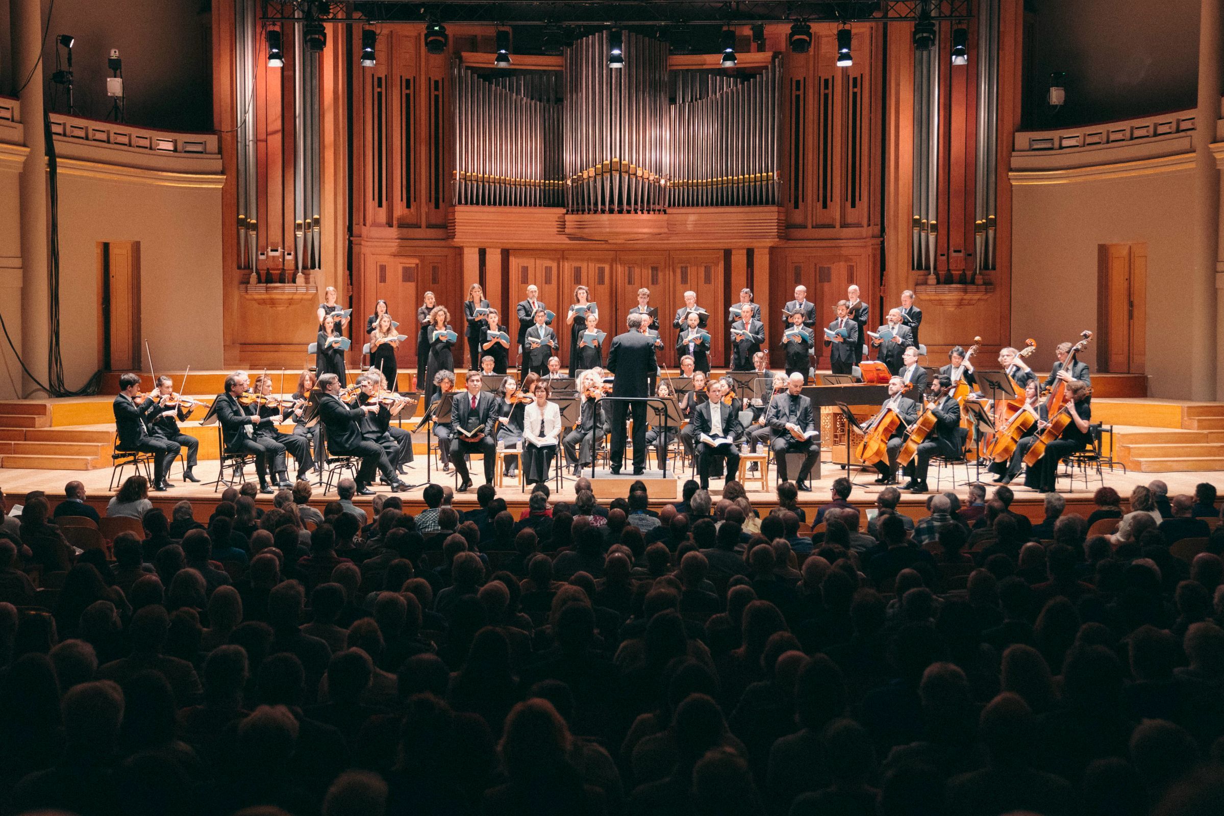 Le BNO et le Chœur de chambre de Namur à Bozar dans <i>Le Messie</i> © Belgian National Orchestra - Marin Driguez