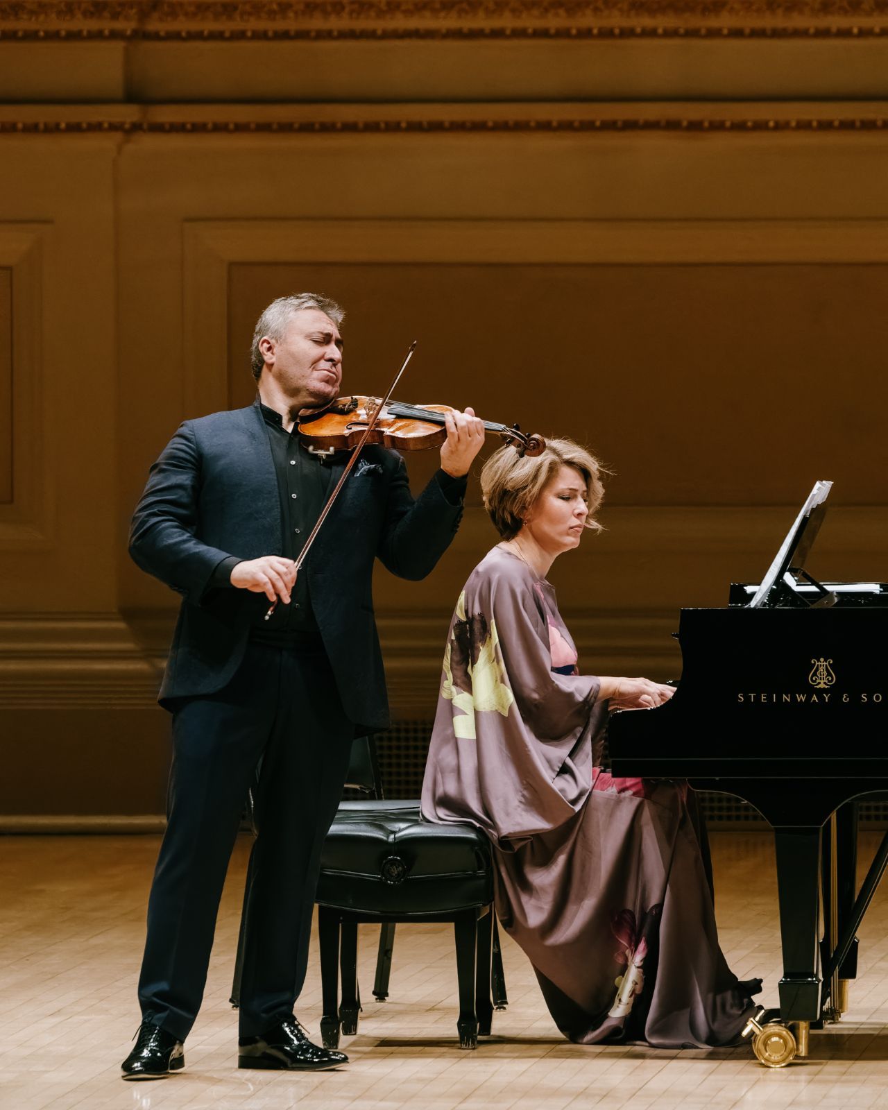 Maxim Vengerov and Polina Osetinskaya &copy; Fadi Kheir
