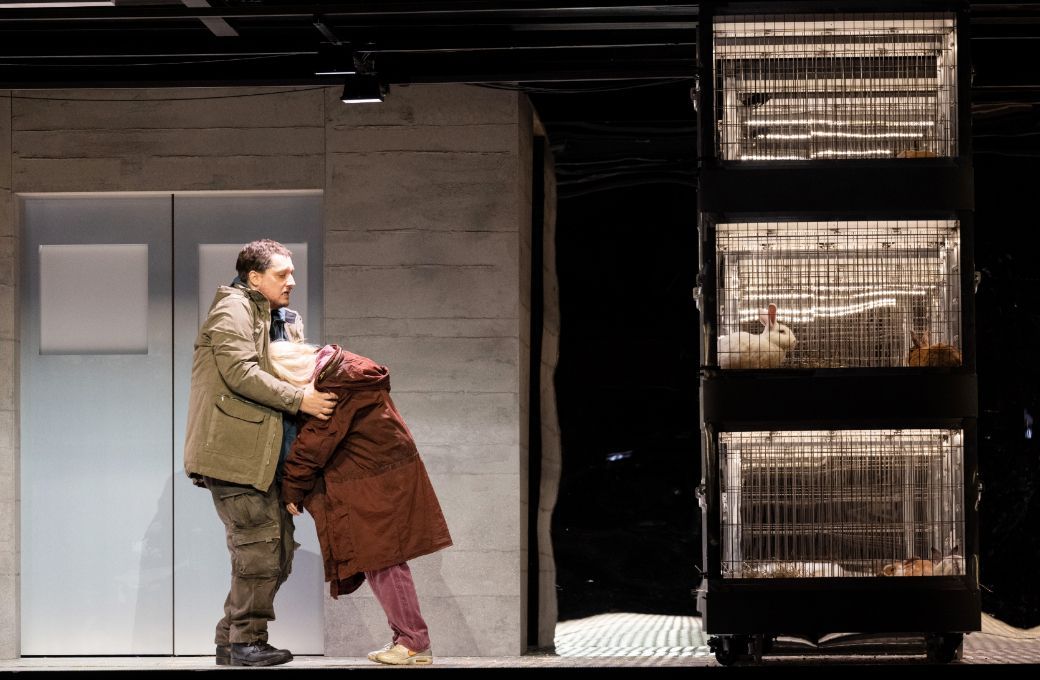 Rabbits in Dmitri Tcherniakov&rsquo;s <i>Die Walk&uuml;re</i>, Berlin State Opera &copy; Monika Rittershaus