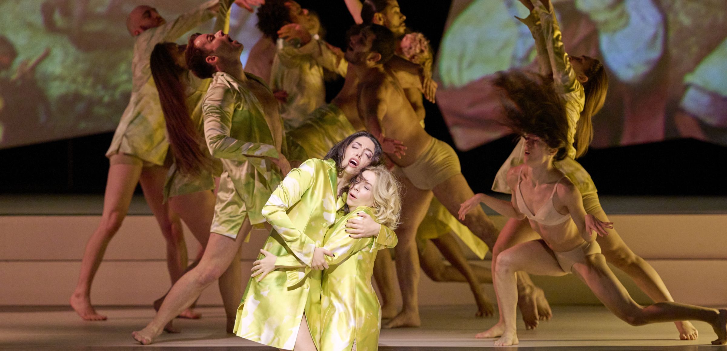 Isabel Signoret (Amando) und Maria Nazarova (Amanda) © Wiener Staatsoper | Michael Pöhn