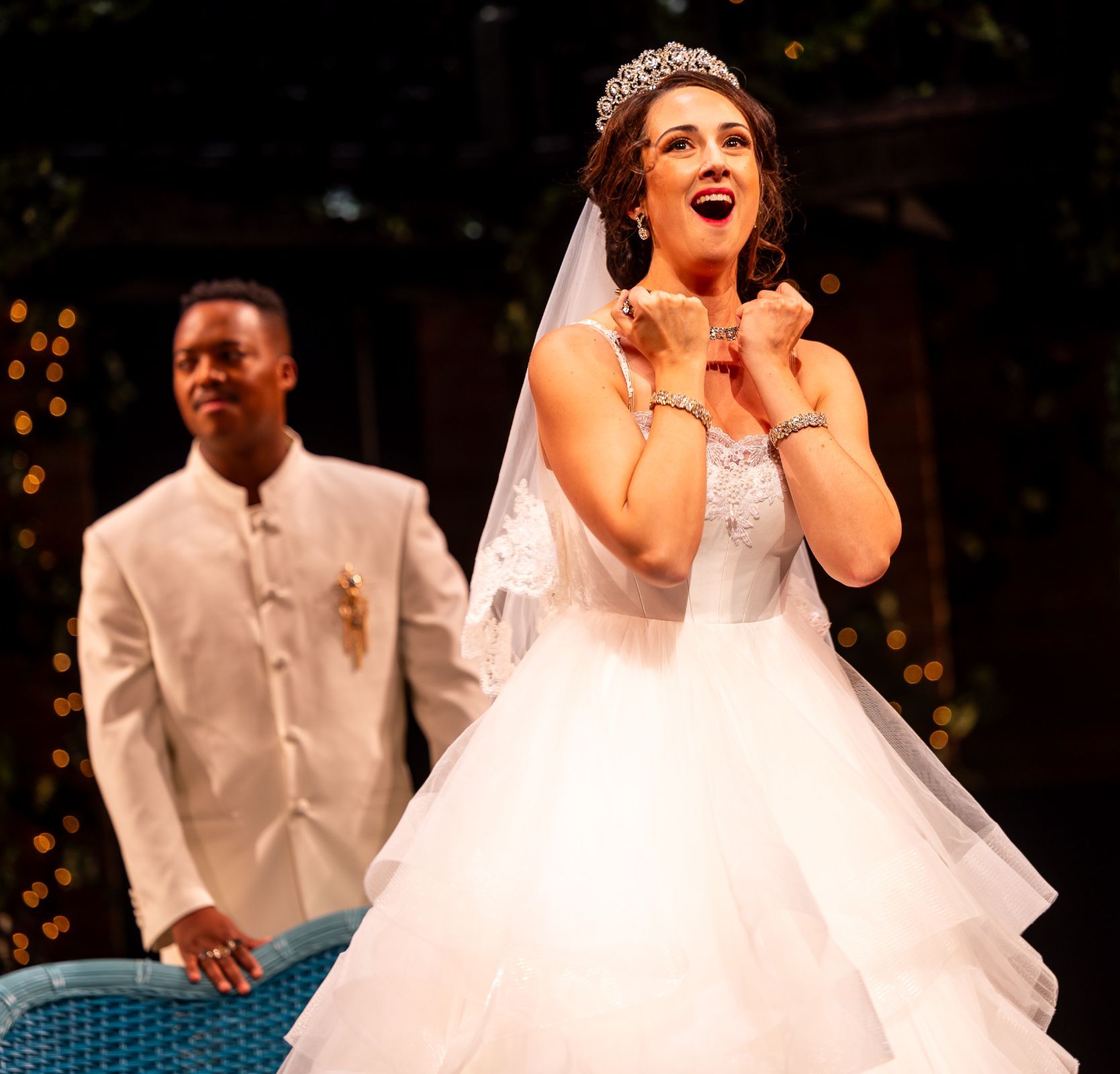 Levy Sekgapane (Don Ramiro) and Cecelia Hall (Angelina) &copy; Nile Scott Studios