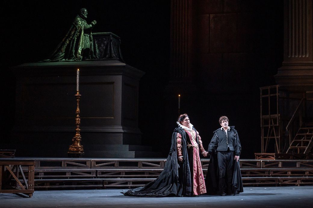 Anna Pirozzi (Elisabetta) and Piero Pretti (Don Carlo) © Rolando Paolo Guerzoni