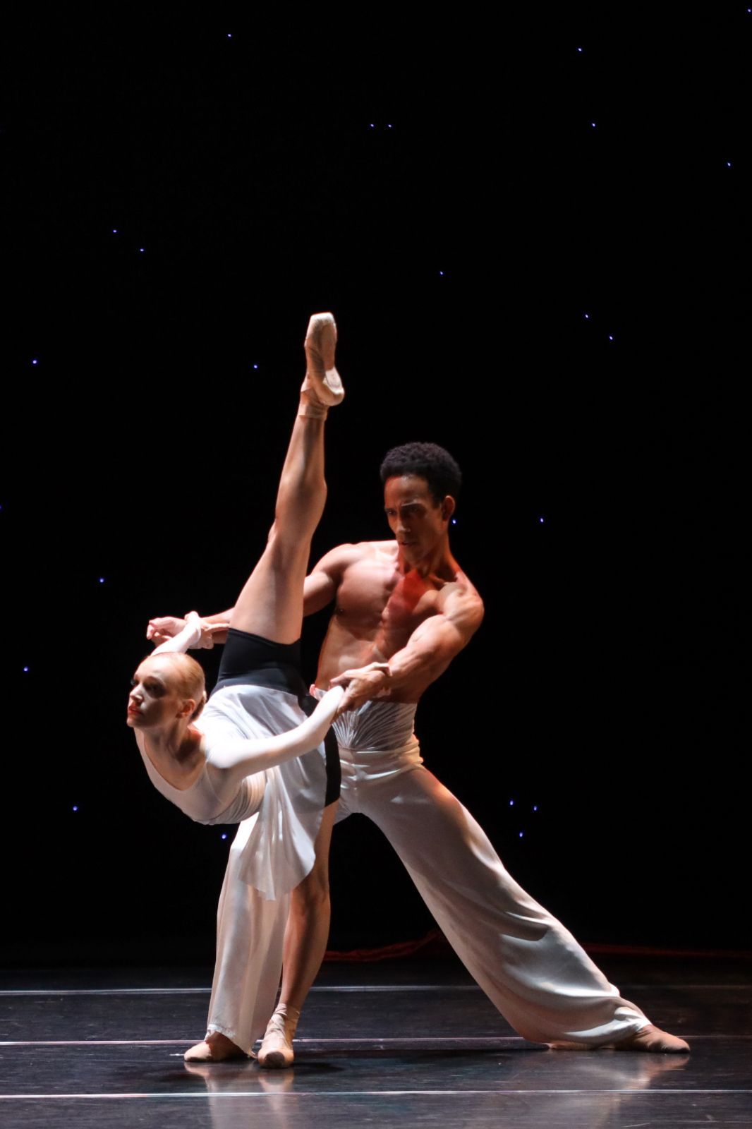 Jennifer Hackbarth and Ricardo Rhodes in Edwaard Liang's <i>The Art of War</i> &copy; Frank Atura