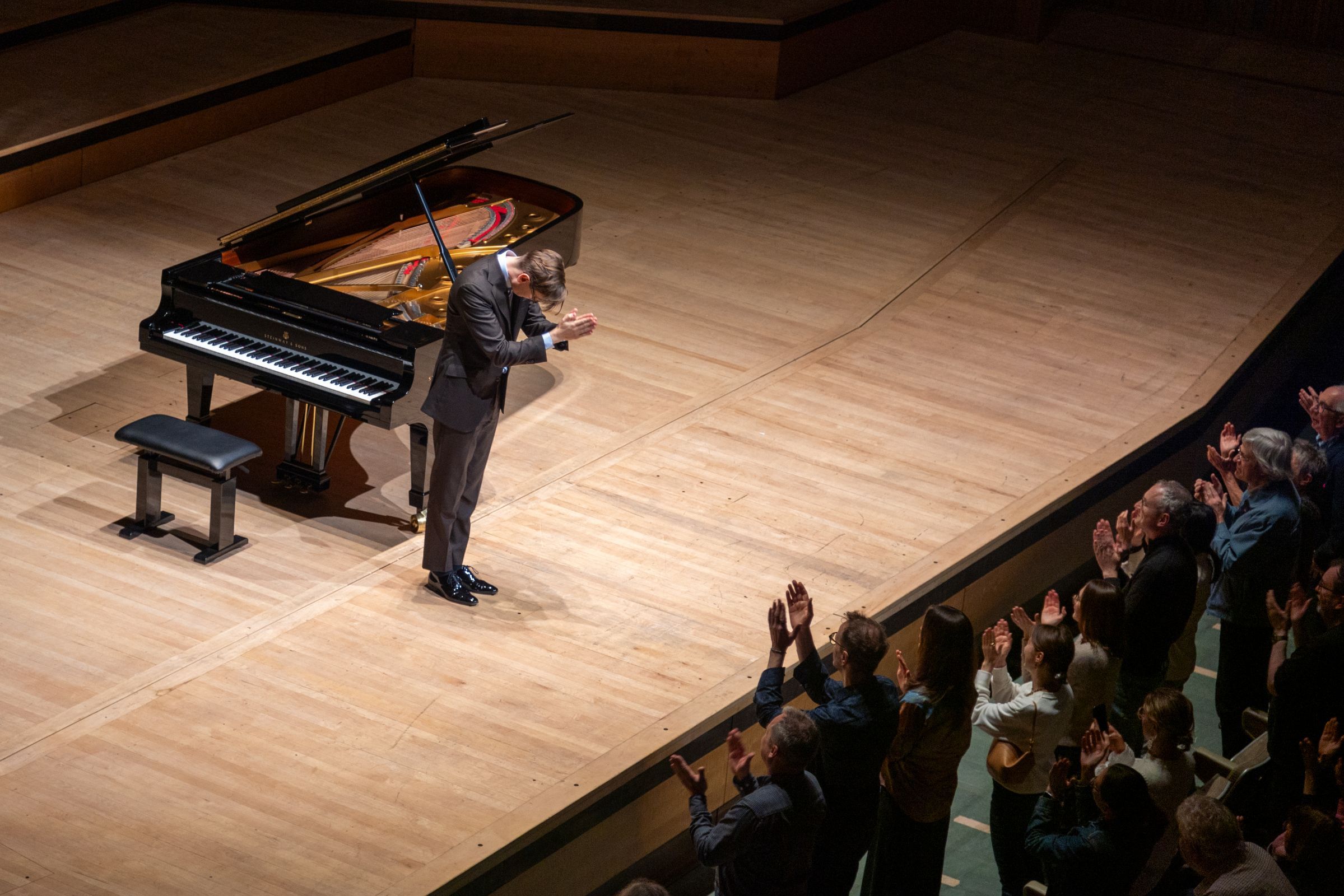 Ovation after Ólafsson’s performance at the Royal Festival Hall &copy; Pete Woodhead