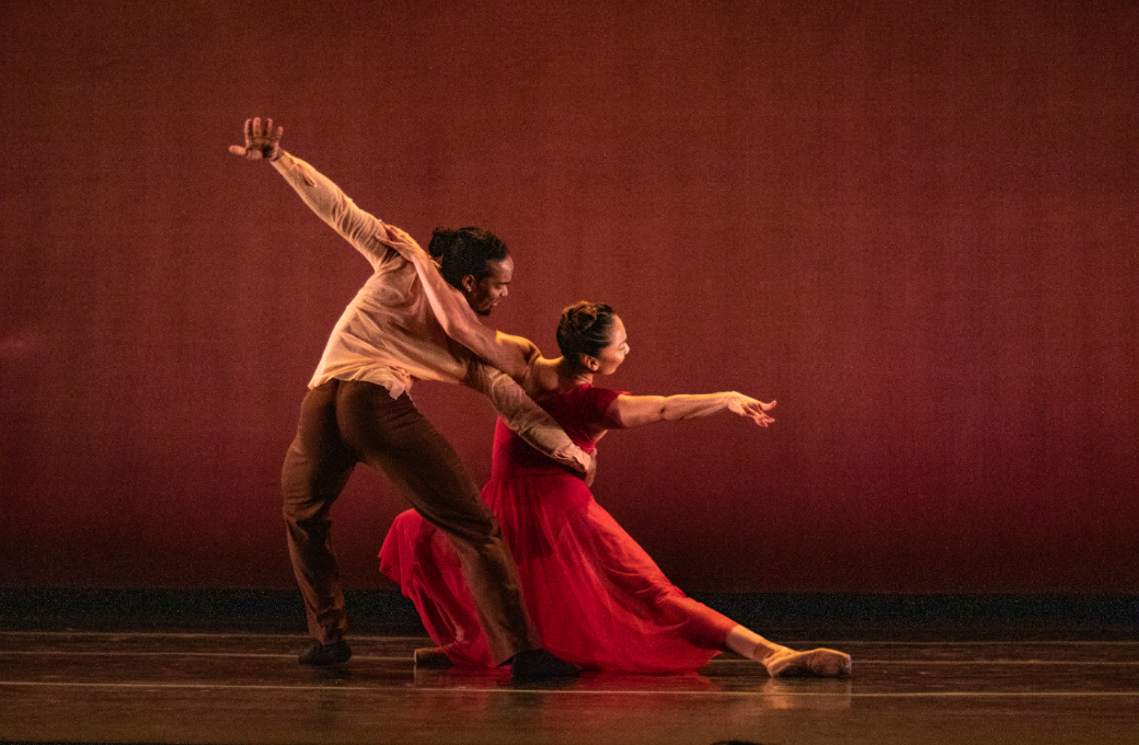 Candy Tong and Joe Gonz&aacute;lez in <i>Love Fear Loss</i> &copy; Taylor Craft