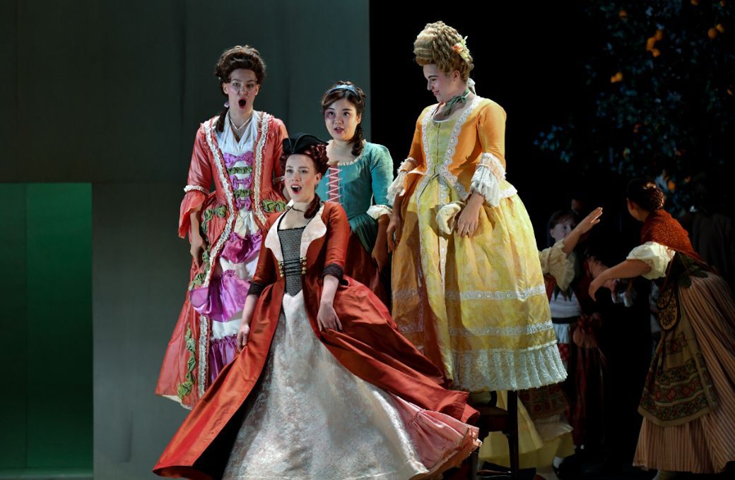 Alexandra Dunaeva (Anna), Georgia Melville (Elvira), Henna Mun (Maturina) and Ellen Pearson (Ximena) &copy; Chris Christodoulou
