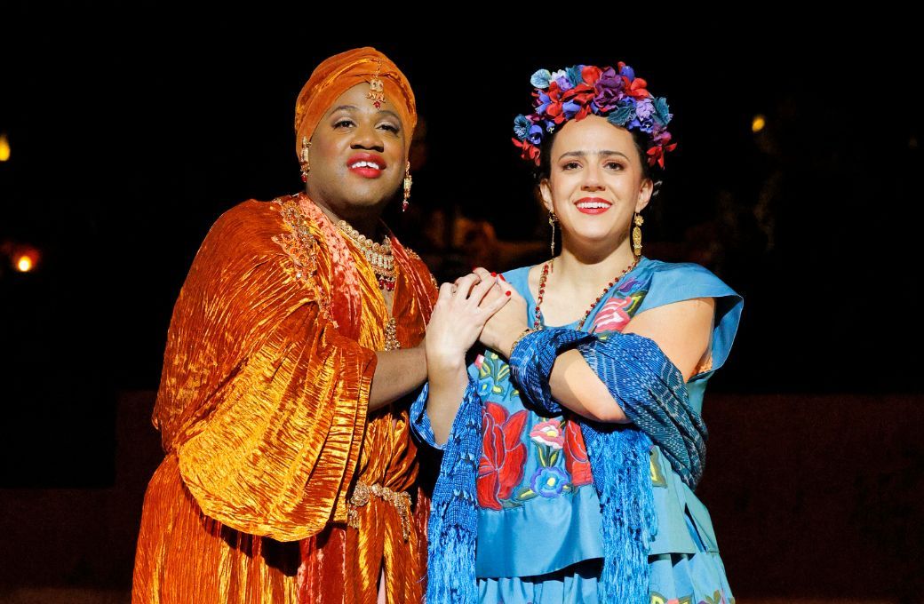 Key'mon W Murrah (Leonardo) and Daniela Mack (Frida Kahlo) &copy; Cory Weaver | LA Opera