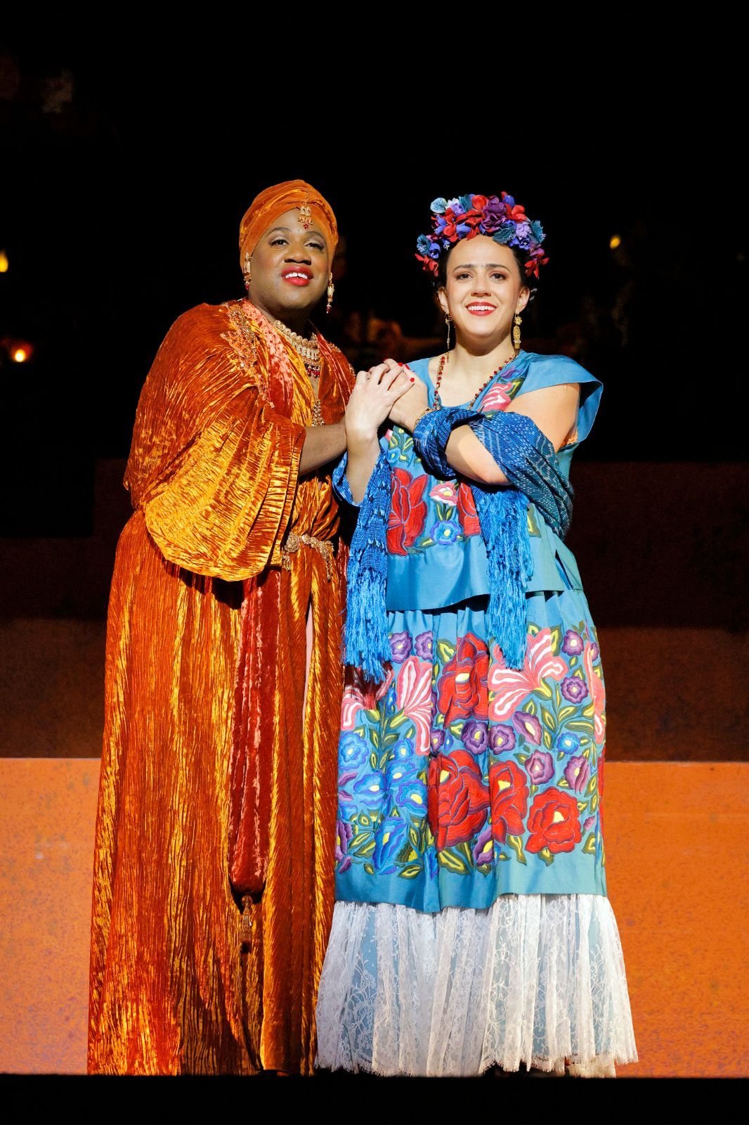Key'mon W Murrah (Leonardo) and Daniela Mack (Frida Kahlo) &copy; Cory Weaver | LA Opera