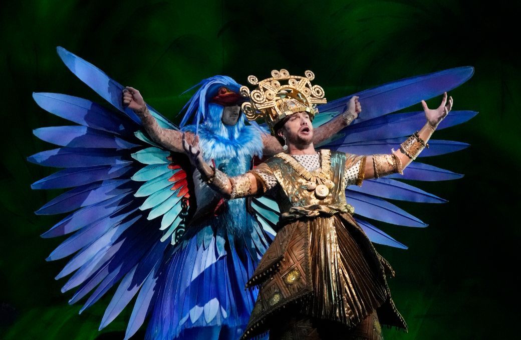 Griffin Massey (Heron) and Mattia Olivieri (Riolobo) &copy; Ken Howard | Met Opera