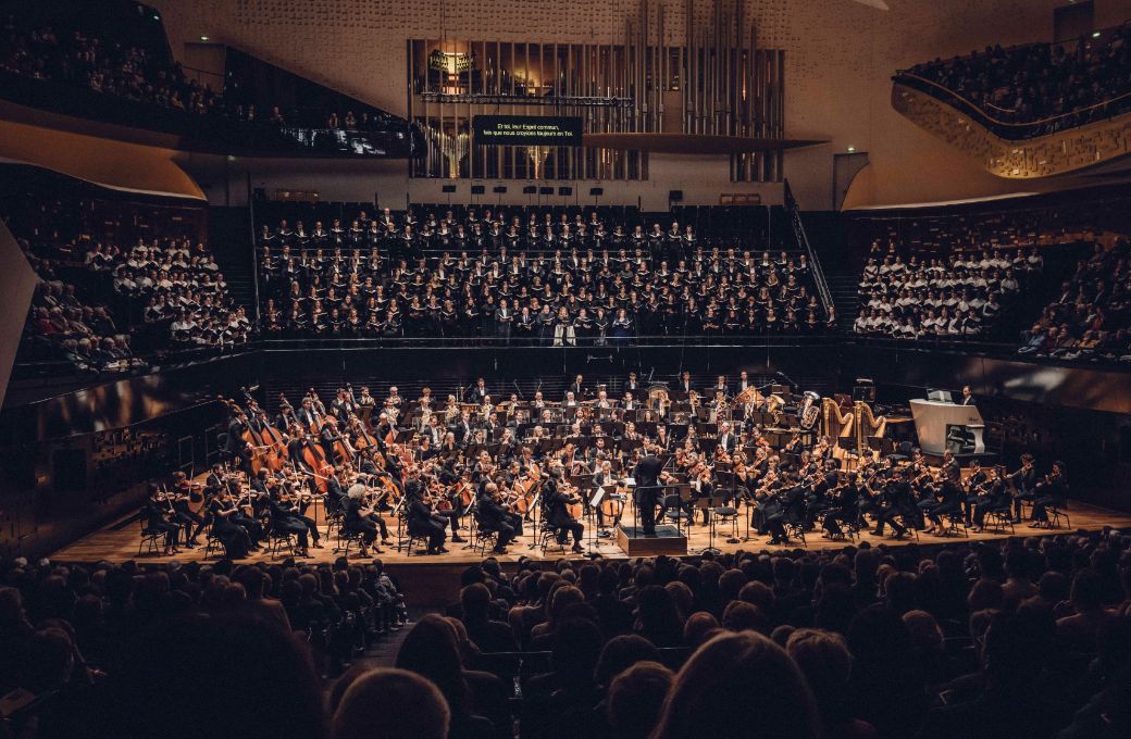 La <i>Huitième Symphonie</i> de Gustav Mahler à la Philharmonie de Paris © Denis Allard