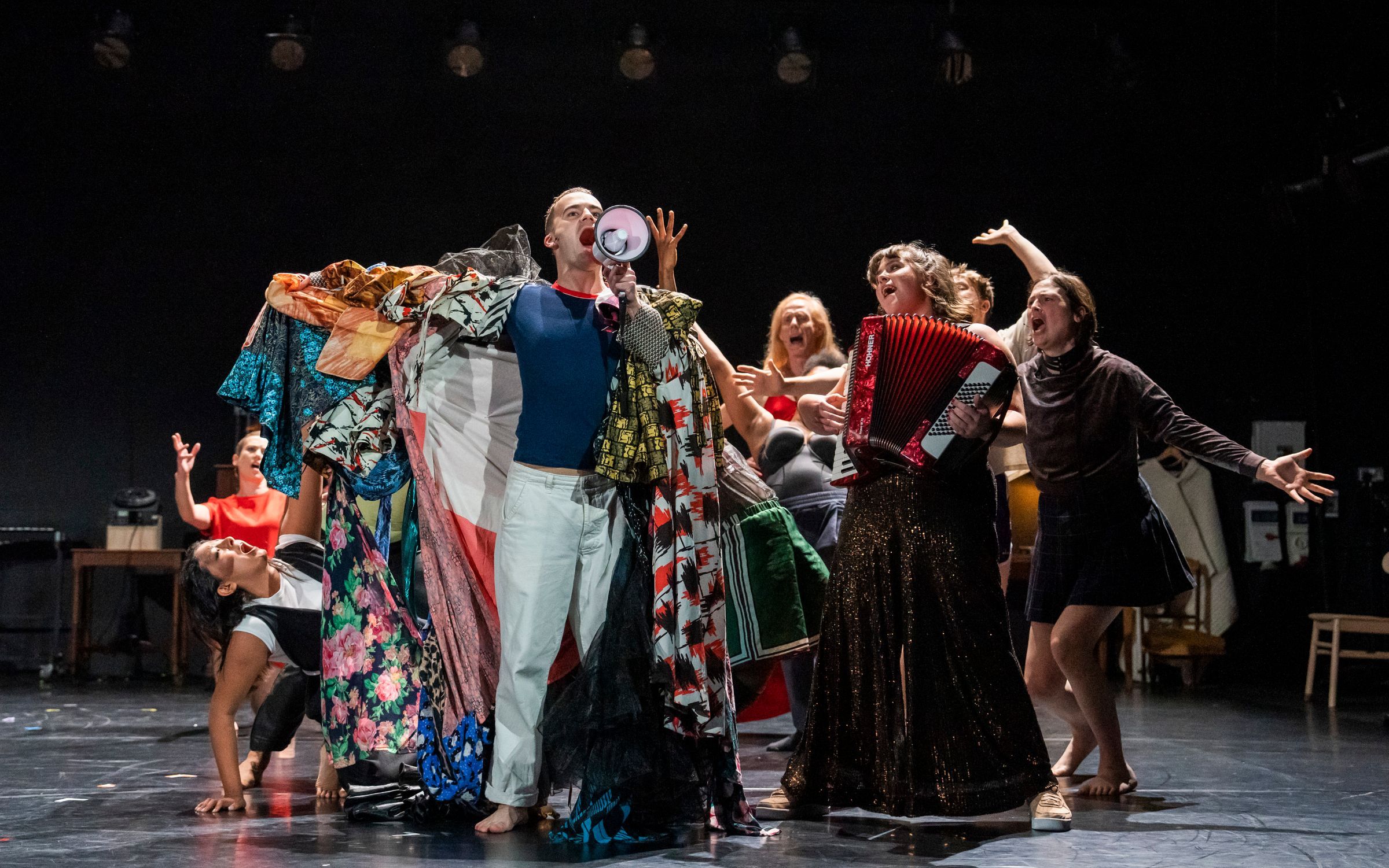 <i>The Faggots and Their Friends Between Revolutions</i> at Aix-en-Provence, staging by Ted Huffman &copy; Tristram Kenton