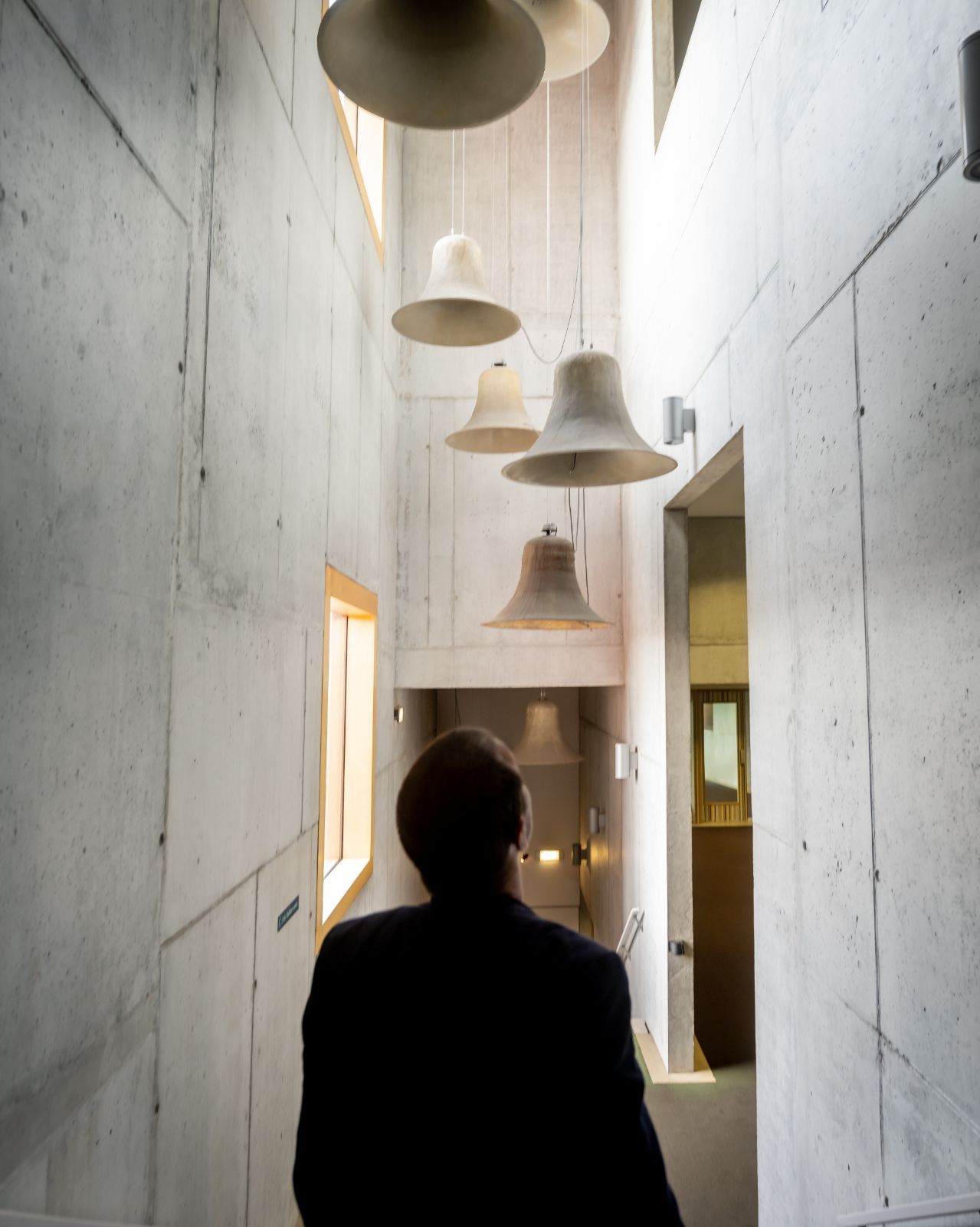 Pavel Büchler’s sound installation Annunciation in the Concertgebouw stairwell &copy; Jan Darthet