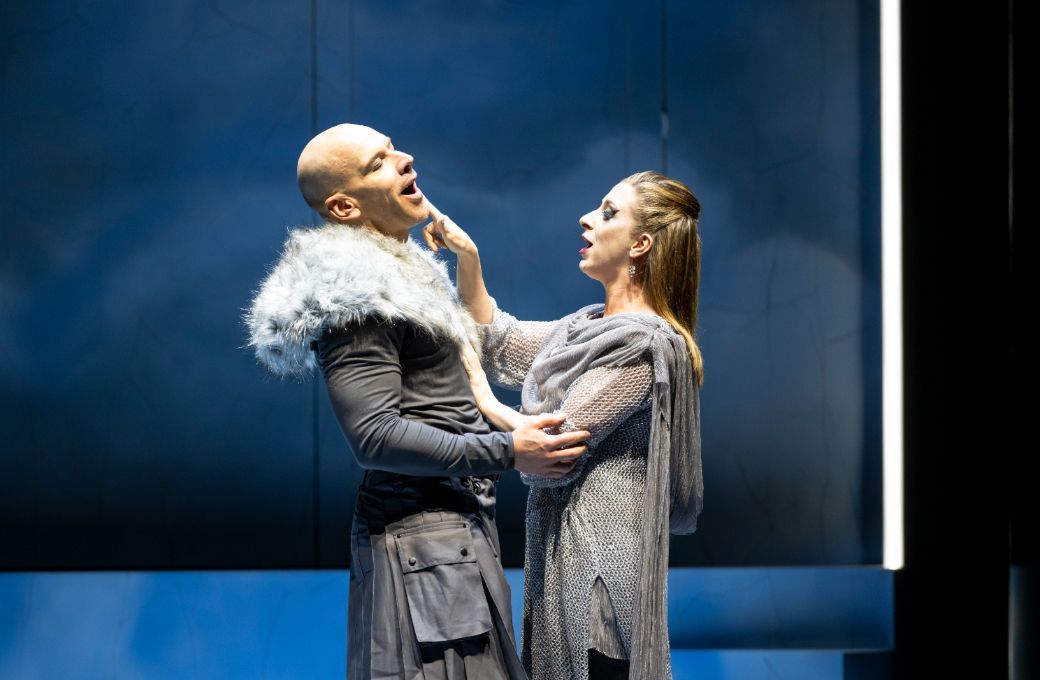 Adrian Tamburini (Argante) and Emma Pearson (Armida) &copy; Cassandra Hannagan