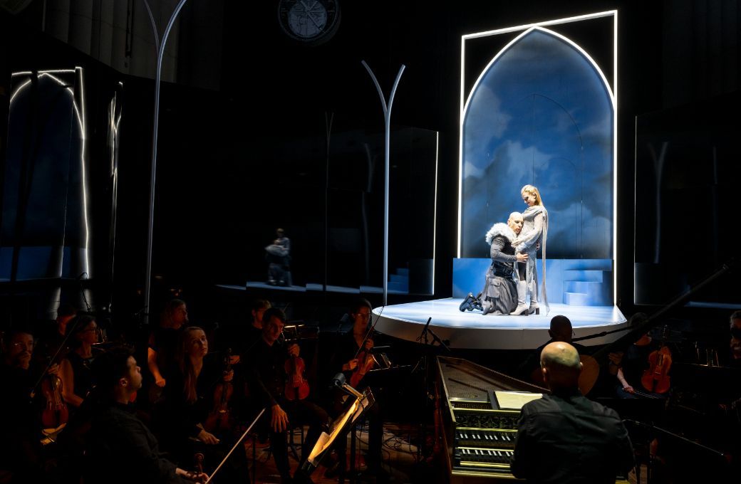 Adrian Tamburini (Argante) and Emma Pearson (Armida) &copy; Cassandra Hannagan