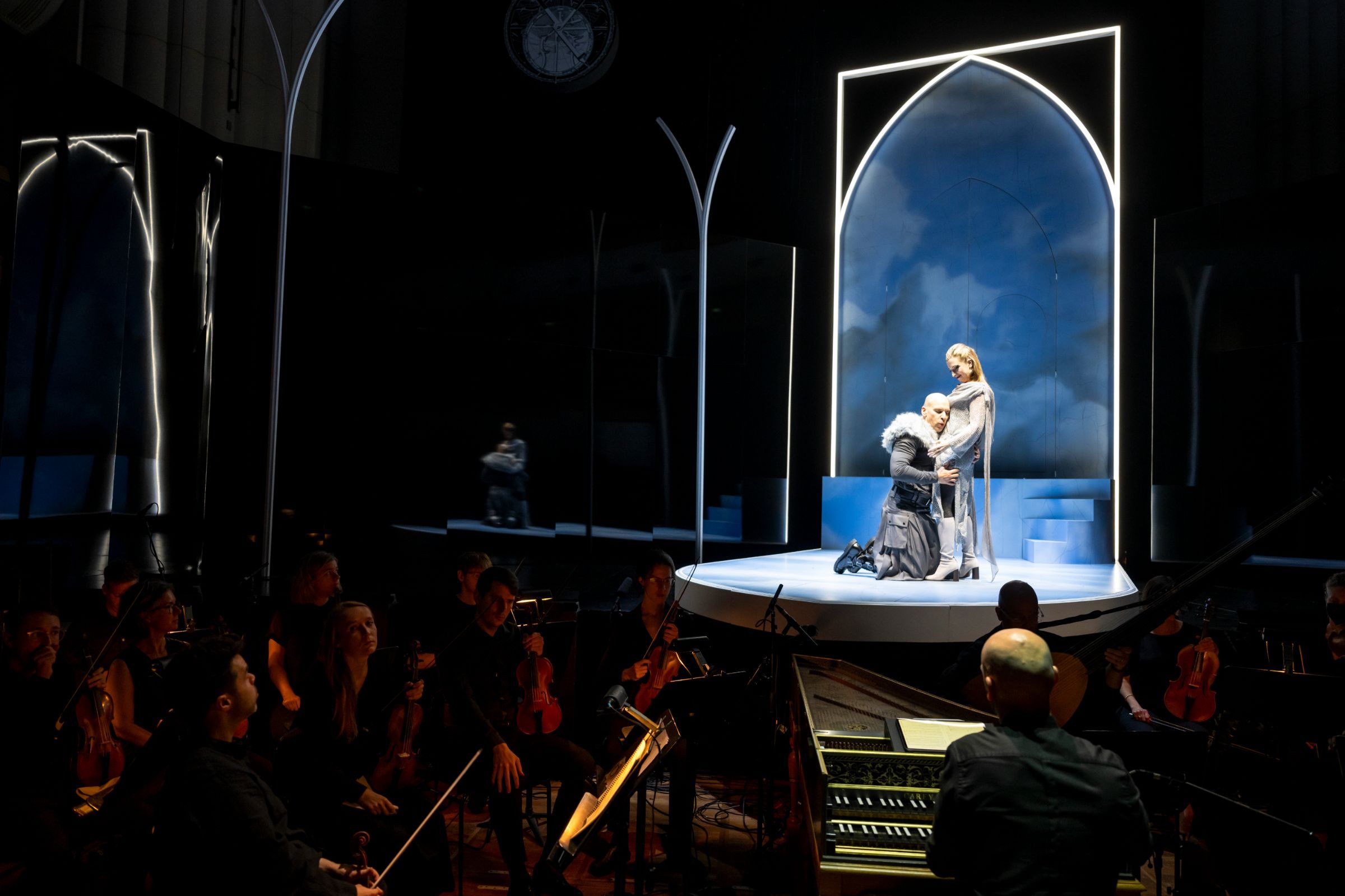 Adrian Tamburini (Argante) and Emma Pearson (Armida) &copy; Cassandra Hannagan