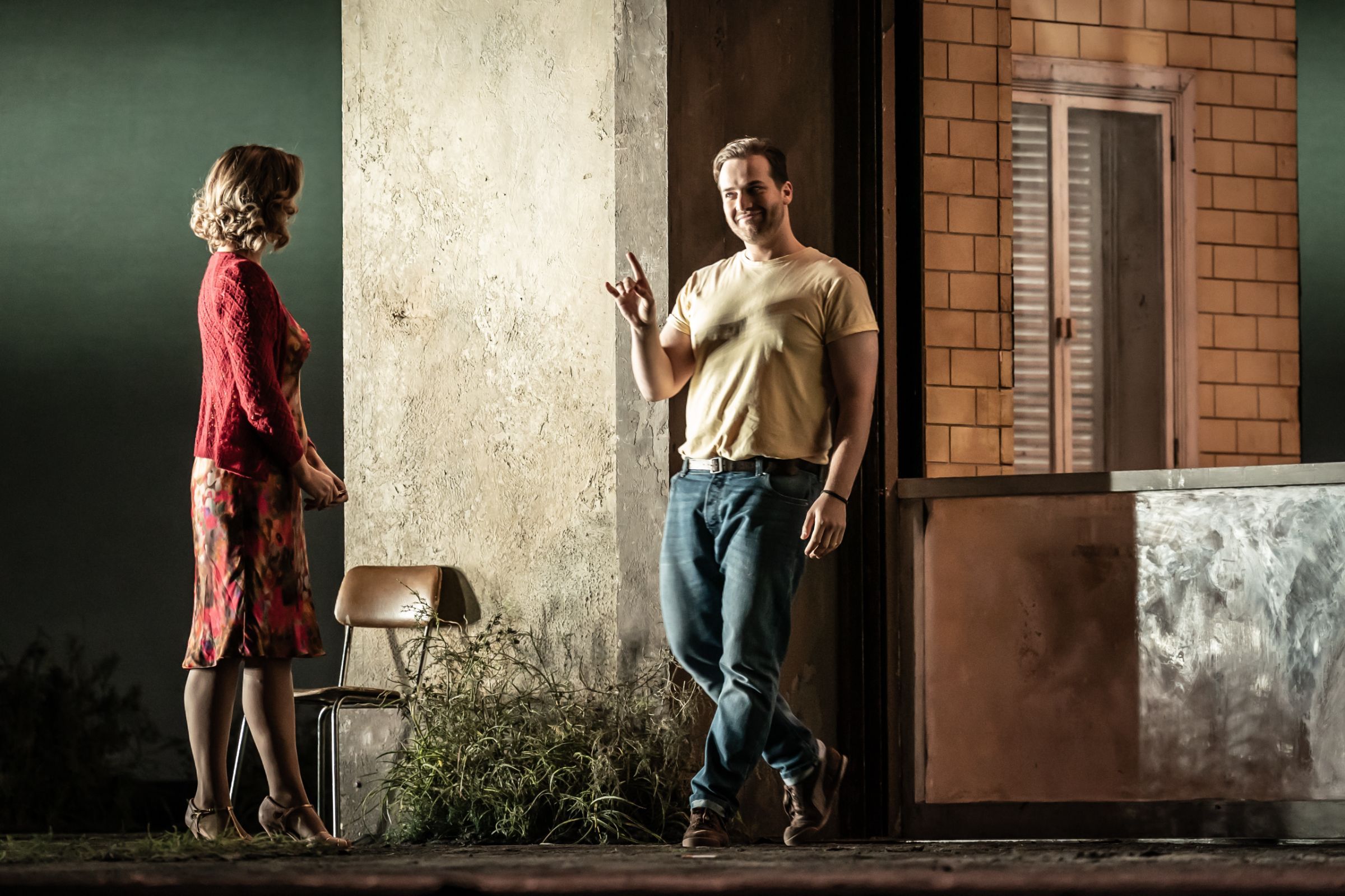 Anna Princeva (Nedda ) and Andrzej Filończyk (Silvio) &copy; ROH | Marc Brenner