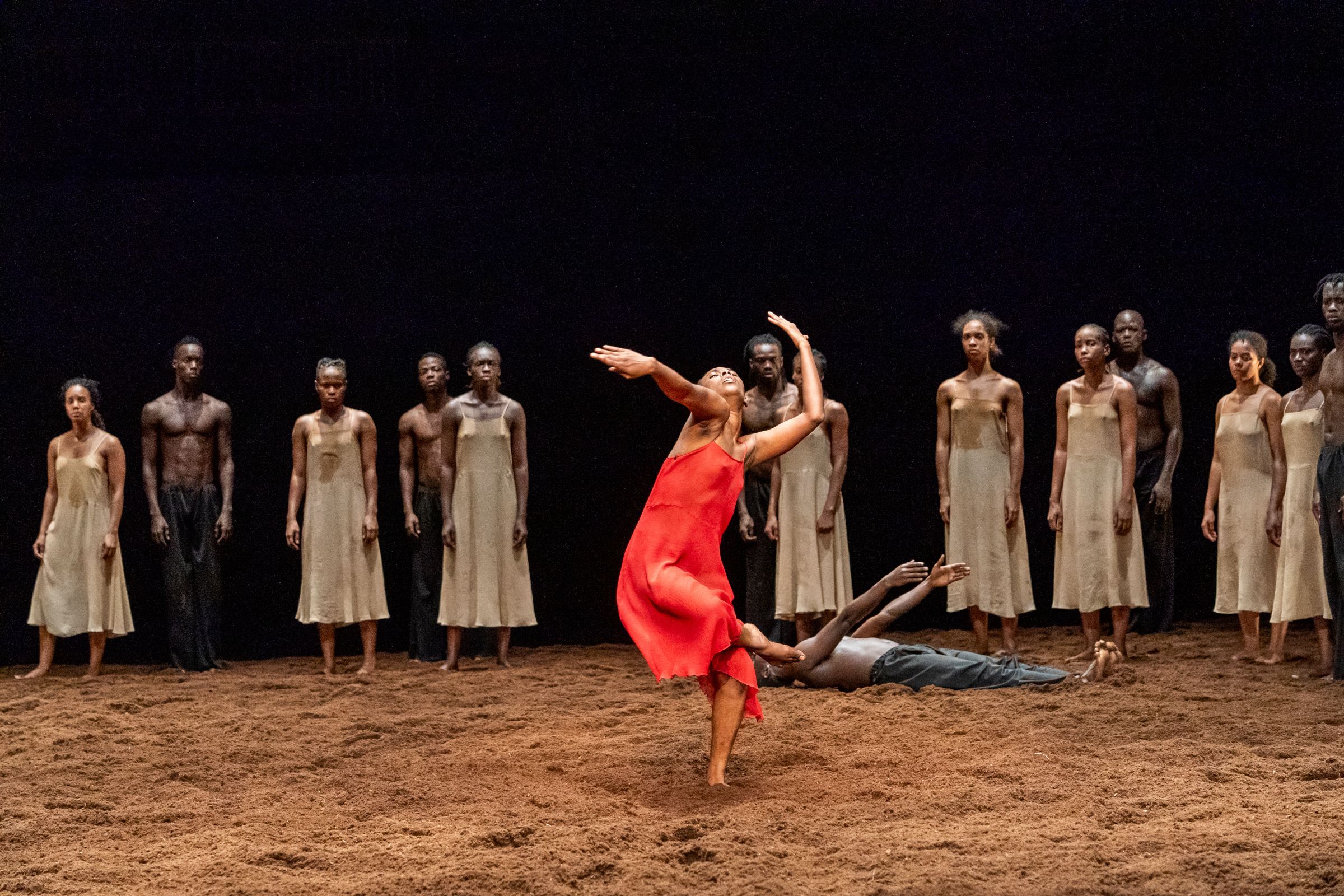 Khadija Cisse as The Chosen One in <i>The Rite of Spring</i> &copy; Stephanie Berger
