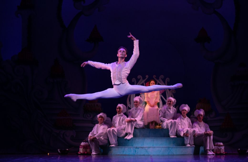 Victor Est&eacute;tvez as the Prince in Ben Stevenson's <i>The Nutcracker</i> &copy; David Kelly