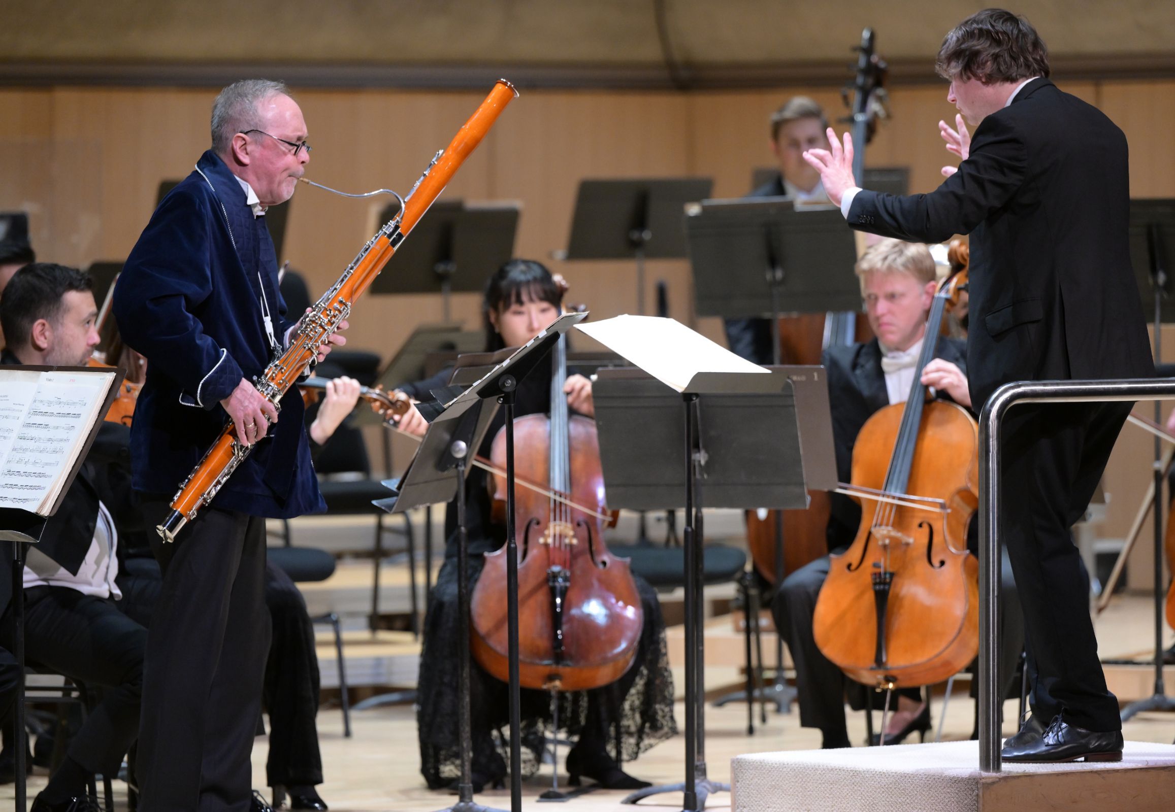Michael Sweeney, Maxim Emelyanychev and the Toronto Symphony &copy; Jag Gundu