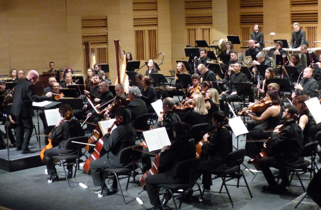 Christoph Eschenbach al frente de la Orquesta de Extremadura © Orquesta de Extremadura