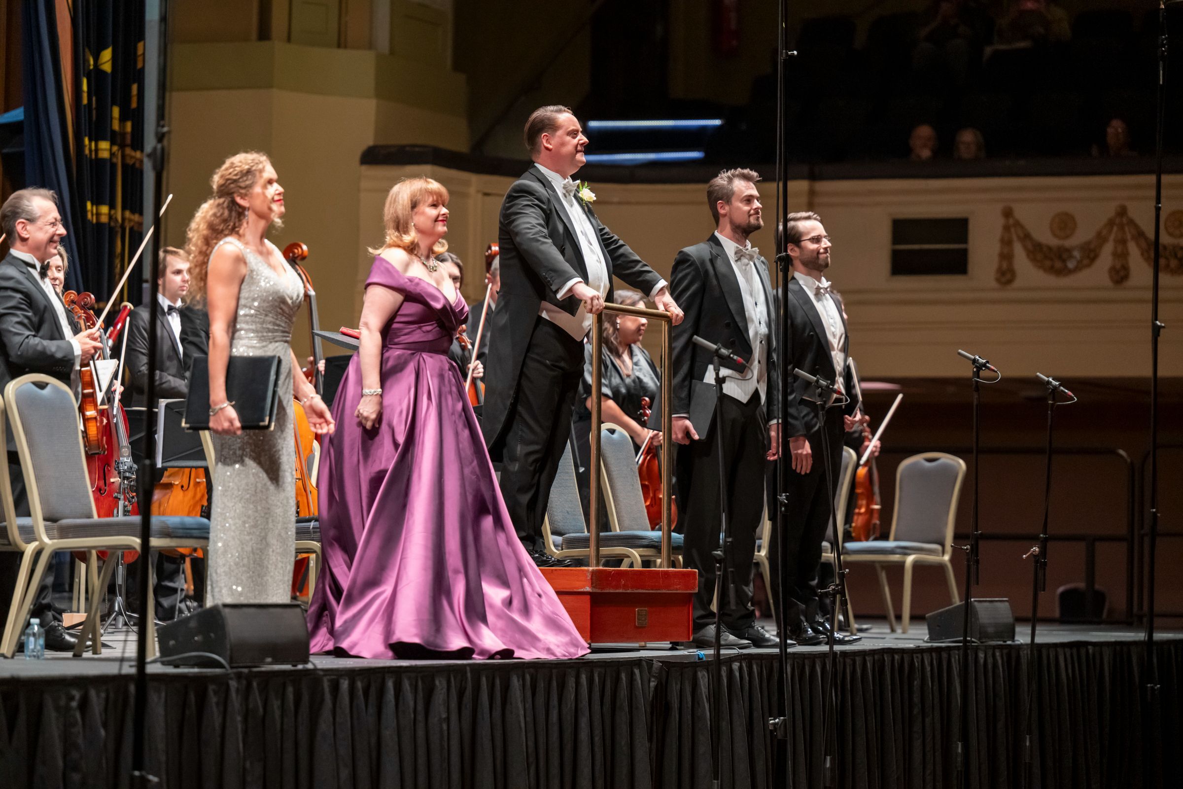 Andrew Wailes and soloists © Paul Dodd