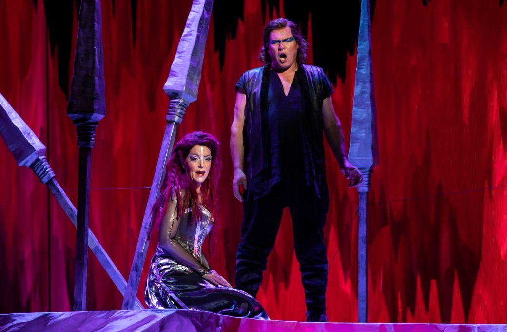 Lise Lindstrom (Br&uuml;nnhilde) and Stefan Vinke (Siegfried) &copy; Wallis Media