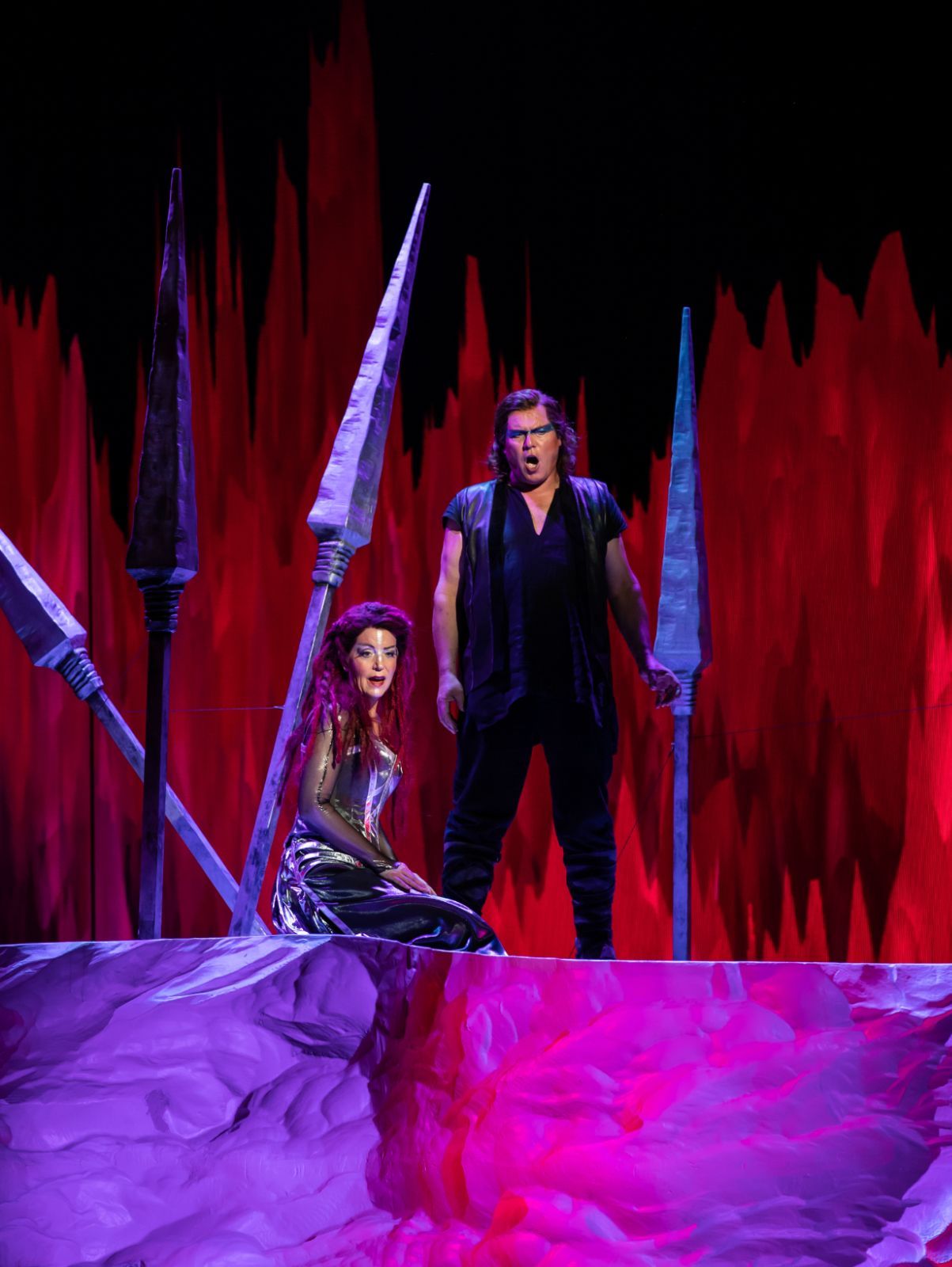 Lise Lindstrom (Brünnhilde) and Stefan Vinke (Siegfried) &copy; Wallis Media