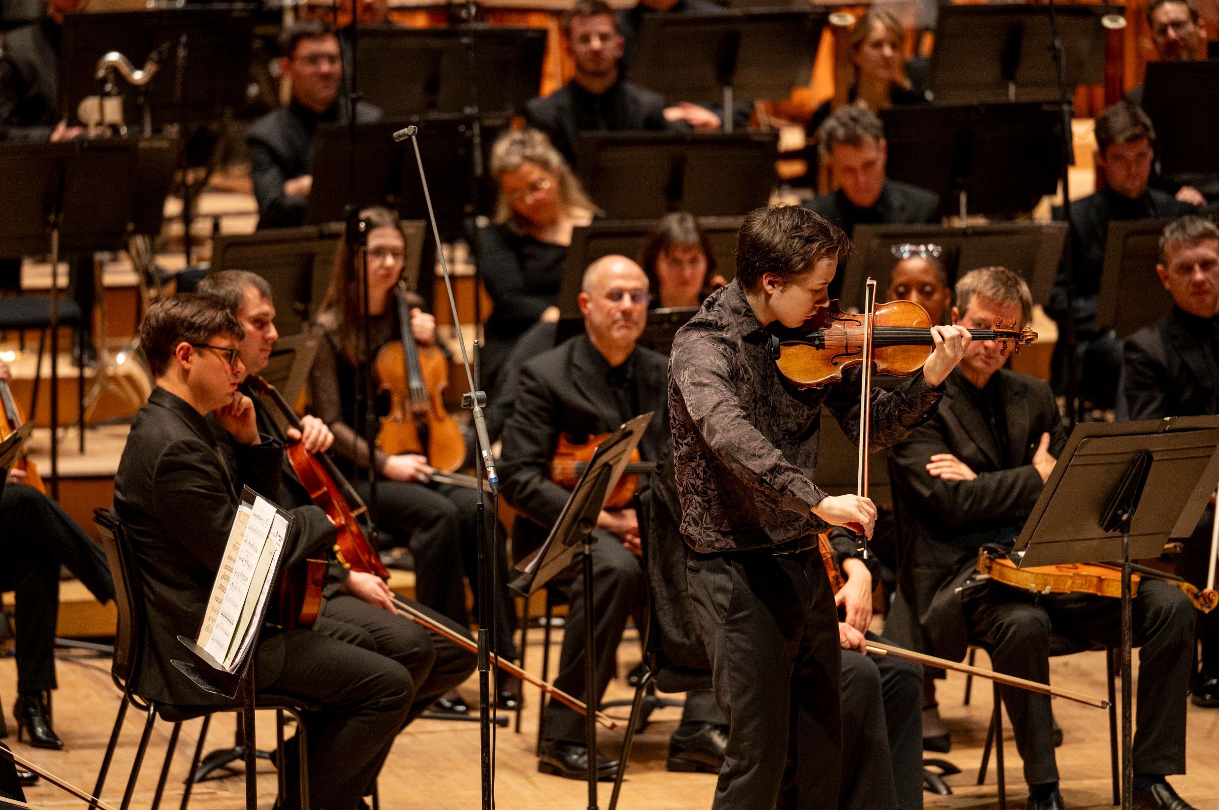 Johan Dalene and the BBC Symphony Orchestra &copy; BBC | Sarah Louise Bennett