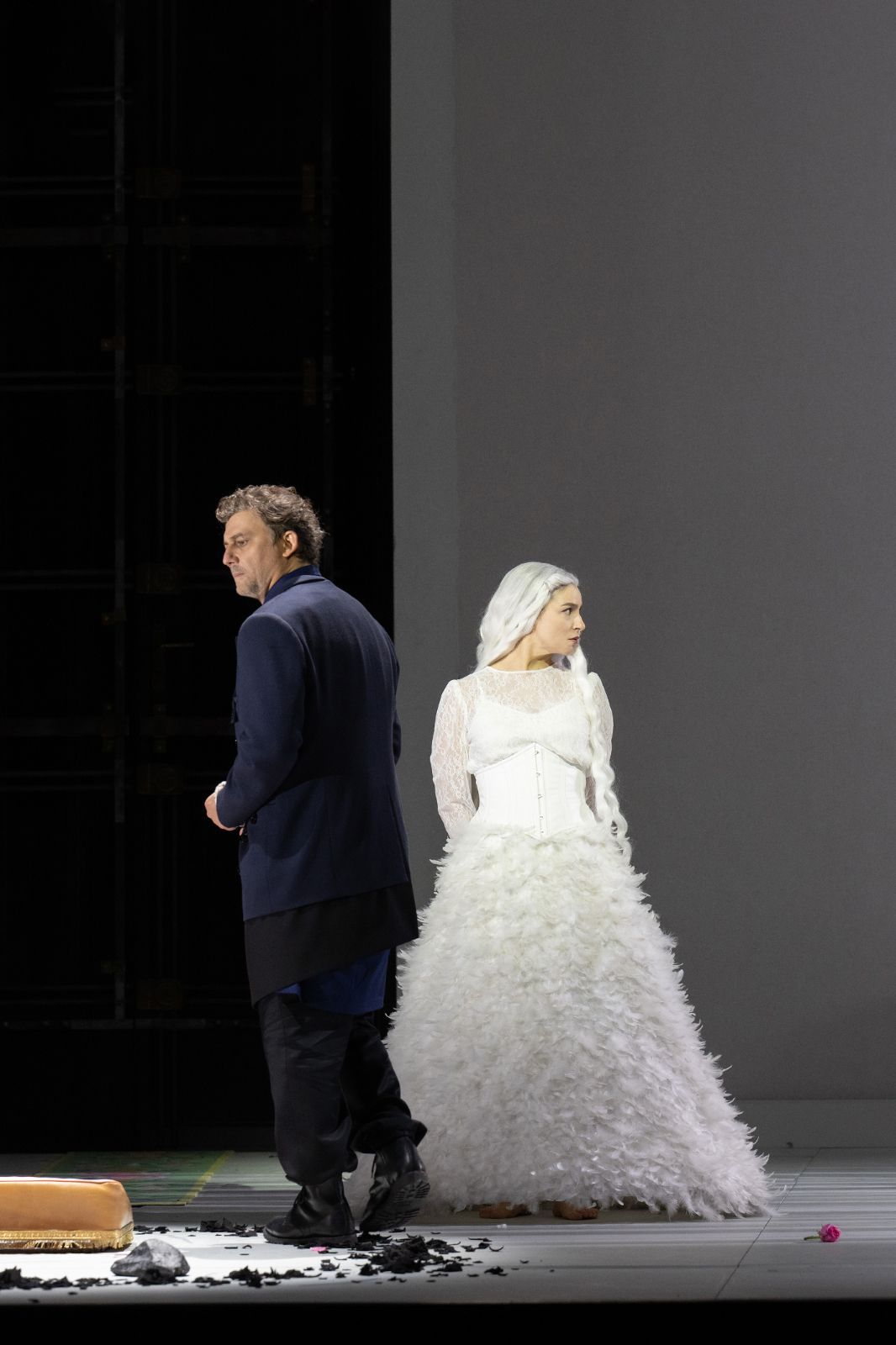 Jonas Kaufmann (Calaf) und Asmik Grigorian (Turandot) &copy; Monika Rittershaus
