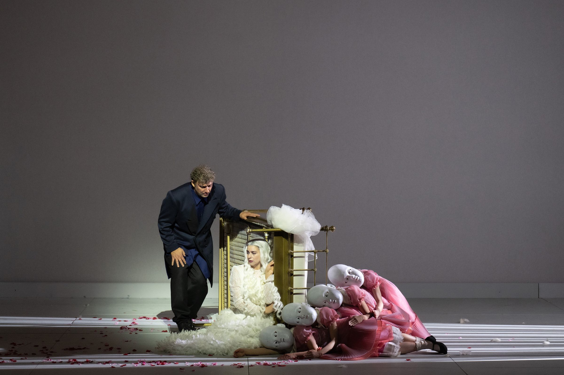 Jonas Kaufmann (Calaf) und Asmik Grigorian (Turandot) &copy; Monika Rittershaus