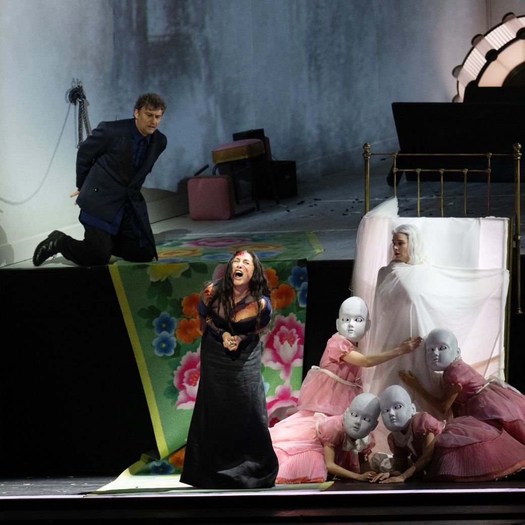 Jonas Kaufmann (Calaf), Kristina Mkhitaryan (Li&ugrave;) und Asmik Grigorian (Turandot) &copy; Monika Rittershaus