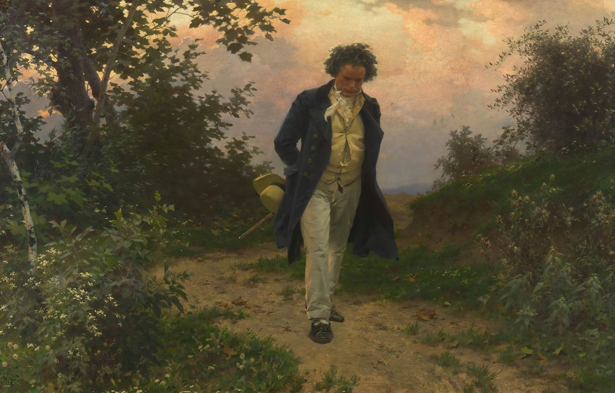 Ludwig van Beethoven by Julius Schmid (1901) © Wien Museum