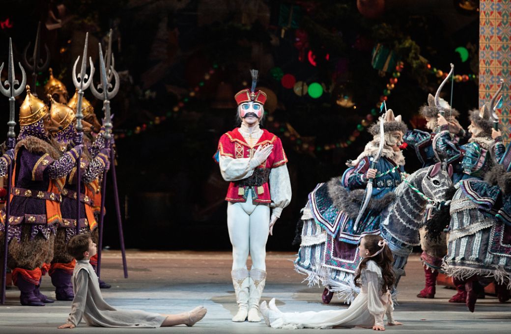 Harrison James and Artists of the Ballet in <i>The Nutcracker</i> © Karolina Kuras. Courtesy of The National Ballet of Canada