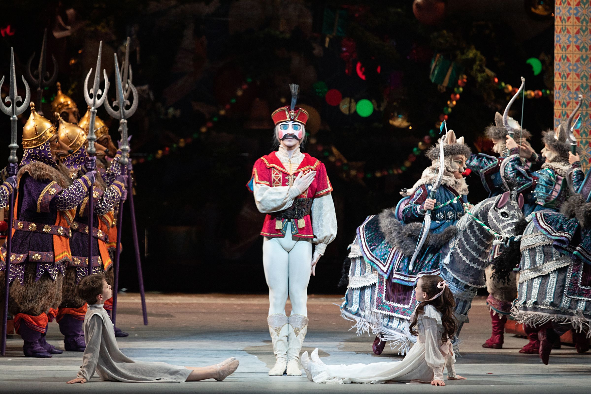 Harrison James and Artists of the Ballet in <i>The Nutcracker</i> © Karolina Kuras. Courtesy of The National Ballet of Canada