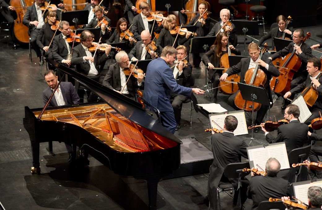 Igor Levit, Christian Thielemann und die Wiener Philharmoniker © Manolo Press | Michael Bode