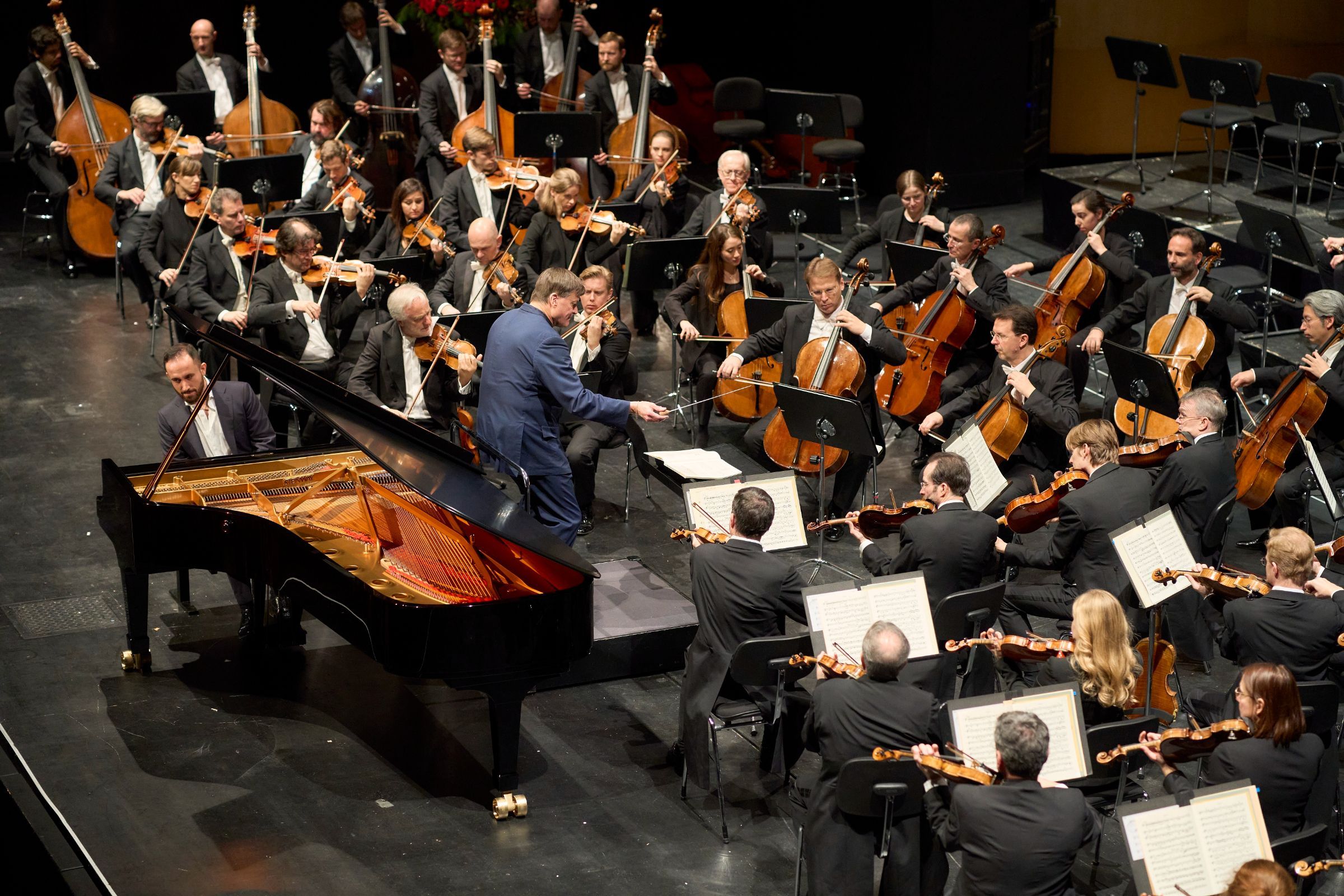 Igor Levit, Christian Thielemann und die Wiener Philharmoniker © Manolo Press | Michael Bode