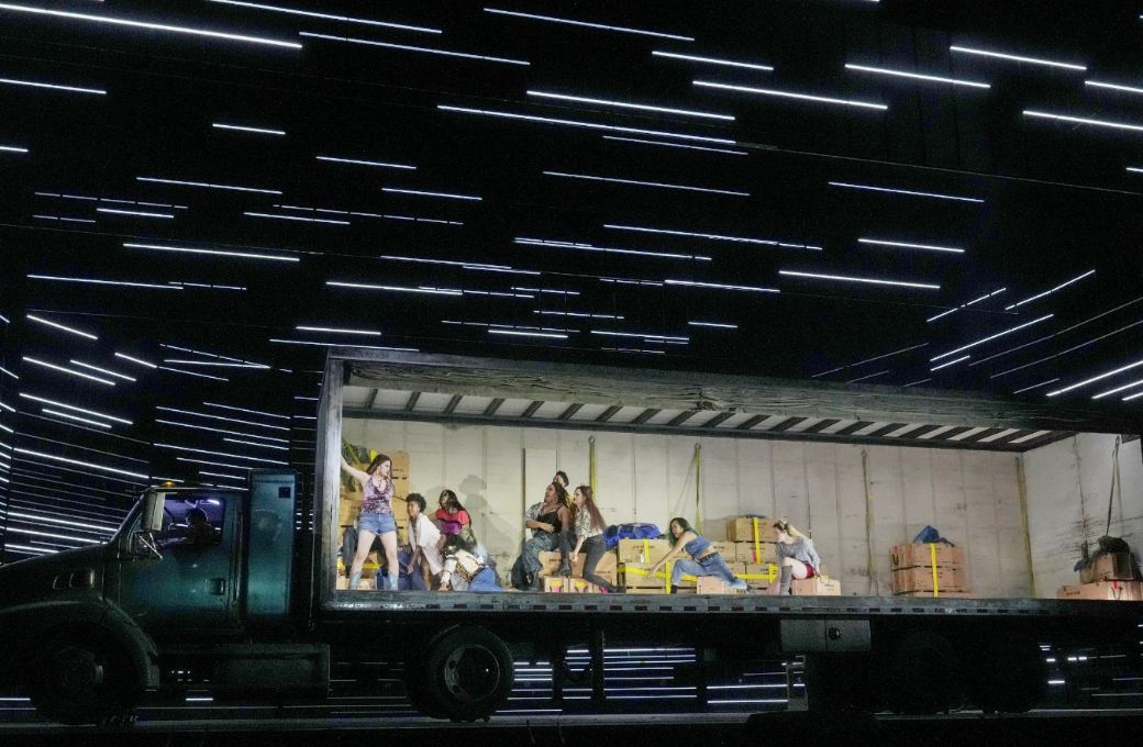 A scene from Act 2 of Bizet's <i>Carmen</i> &copy; Ken Howard | Met Opera