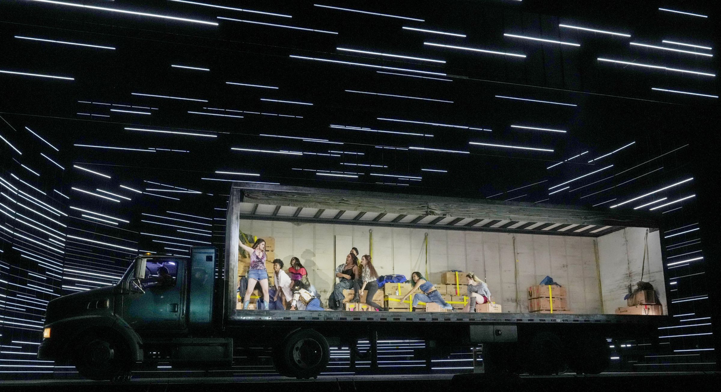 A scene from Act 2 of Bizet's <i>Carmen</i> &copy; Ken Howard | Met Opera