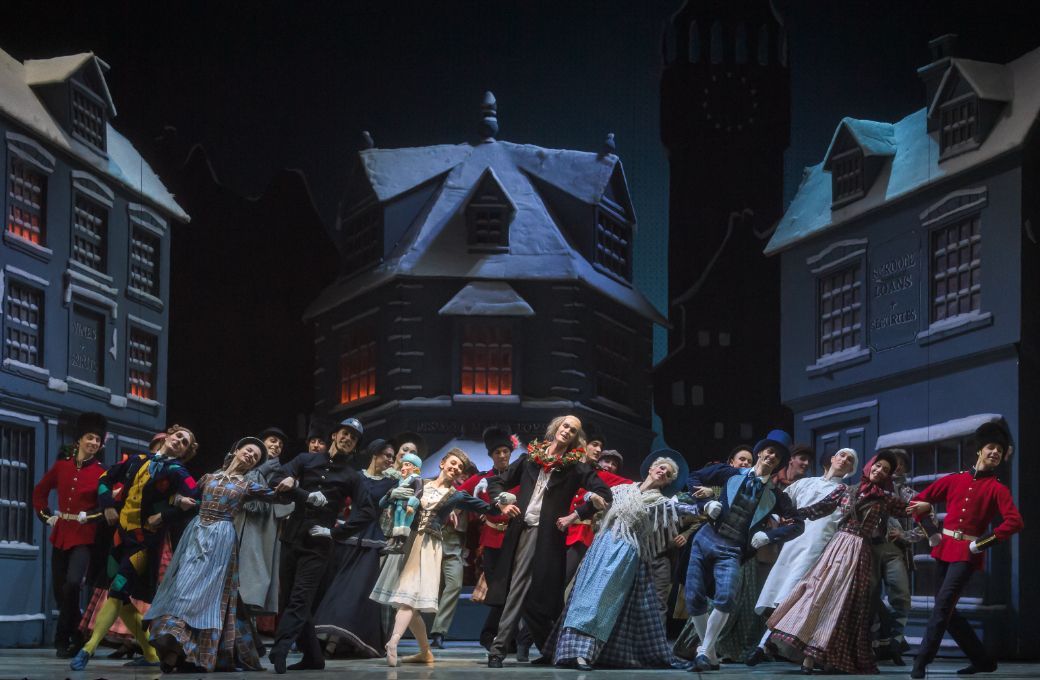 Czech National Ballet in Youri Vàmos’ <i>The Nutcracker – A Christmas Carol</i> © Serghei Gherciu