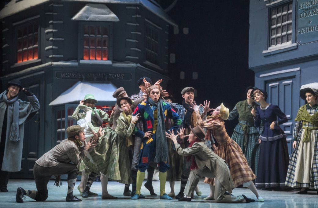 Czech National Ballet in Youri Vamos’ <i>The Nutcracker – A Christmas Carol</i> © Serghei Gherciu