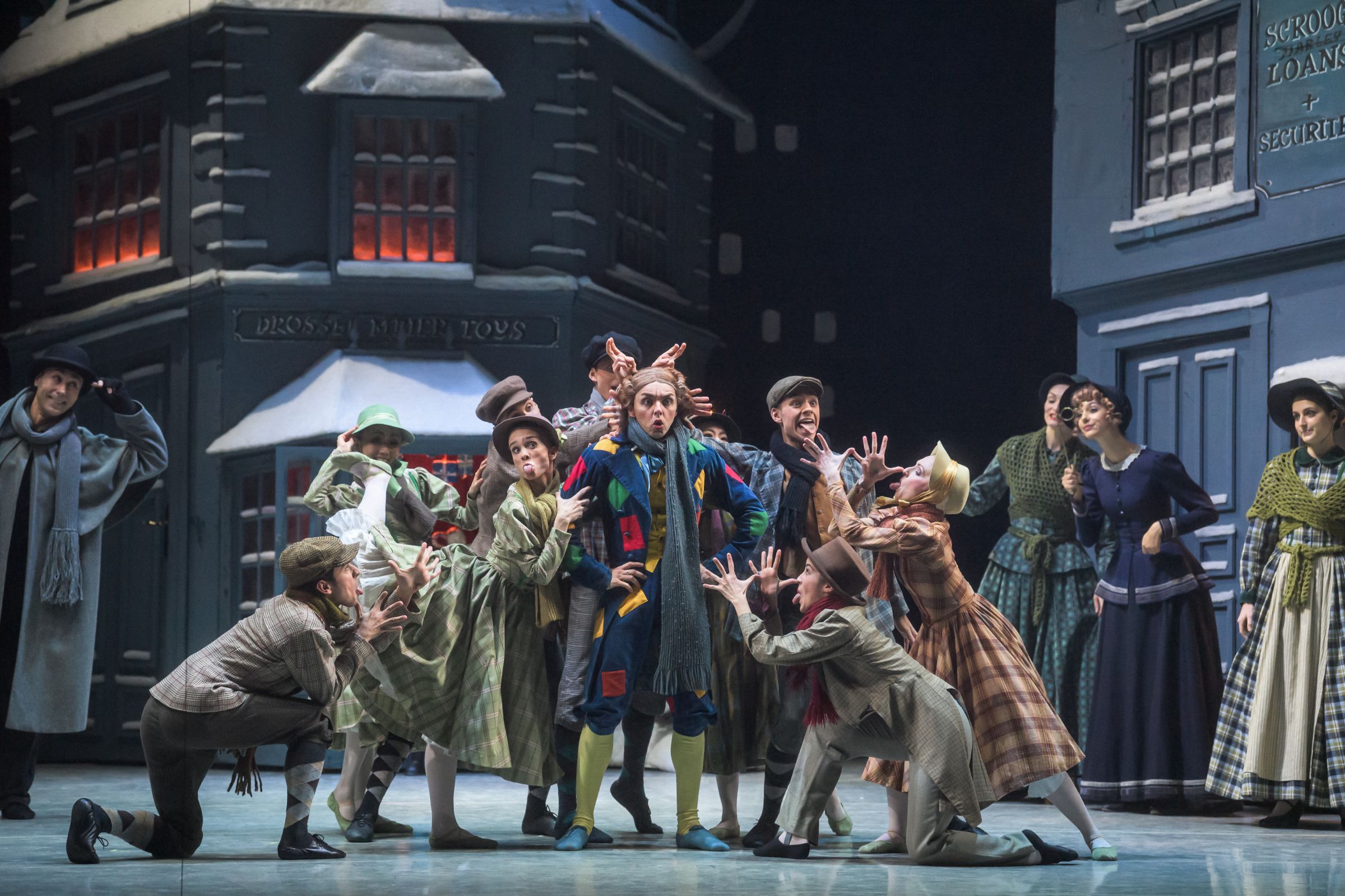 Czech National Ballet in Youri Vamos’ <i>The Nutcracker – A Christmas Carol</i> © Serghei Gherciu