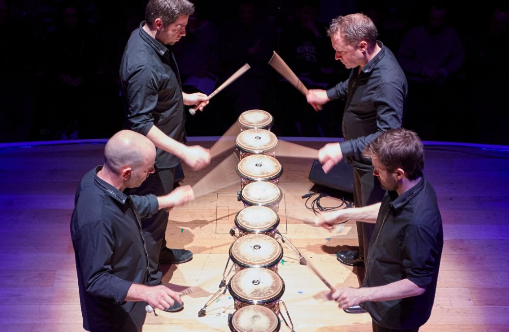 Colin Currie Group performs Steve Reich’s <i>Drumming</i> © Colin Currie Group